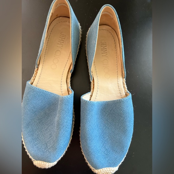 Jimmy Choo Shoes - Jimmy Choo 🩵 Blue Espadrilles
